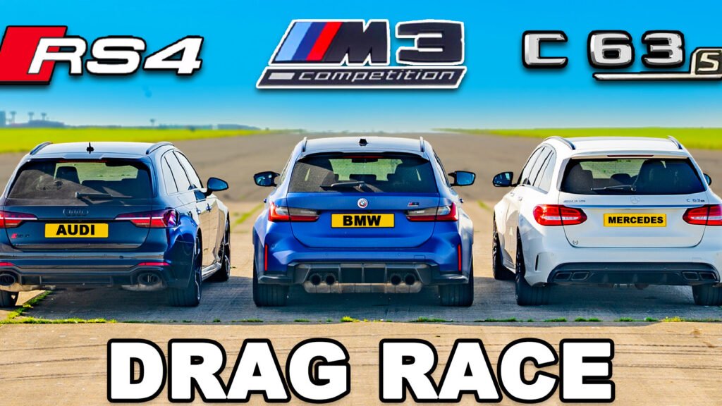 Duelo de Titanes: Mercedes-AMG C63 Contra BMW M3 Touring y Audi RS4 1 duelo de titanes mercedes amg c63 contra bmw m3 touring y audi rs4